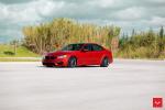 BMW M3 Sedan on Vossen Wheels (VFS4) 2017 года